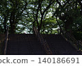 Stairs in the forest park 140186691