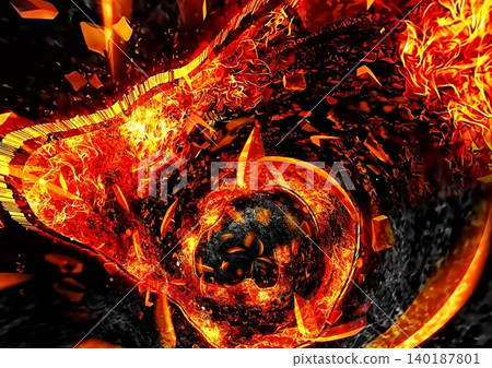 漩渦火焰與能量爆炸的抽象背景 | 火焰螺旋藝術 漩渦火焰與能量爆炸的抽象背景 | 火焰螺旋藝術 140187801