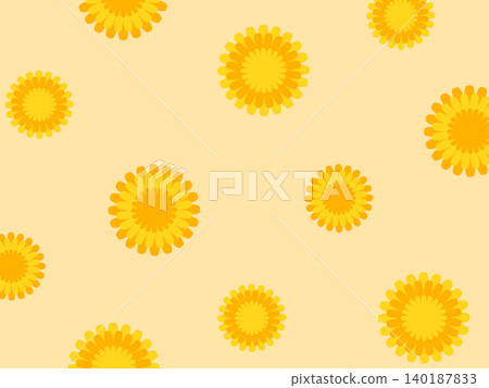 Retro dandelion pattern background Retro dandelion pattern background 140187833