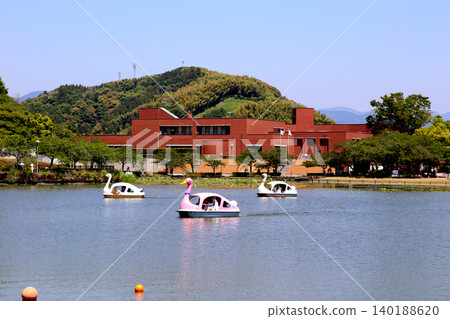 Rengeji Pond Park, Rengeji Pond, Fujieda City, Shizuoka Prefecture, Tokai Region, A paradise of flowers, water, birds, and smiles, Lotus, Rengejiike Rengeji Pond Park, Rengeji Pond, Fujieda City, Shizuoka Prefecture, Tokai Region, A paradise of flowers, water, birds, and smiles, Lotus, Rengejiike 140188620