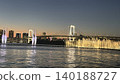 Odaiba Rainbow Bridge Fountain 140188727