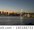 Odaiba Rainbow Bridge Fountain 140188733