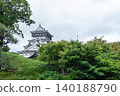 Kokura Castle Surrounded by Green Trees in Kitakyushu Japan 140188790