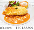 Omelette rice  140188809