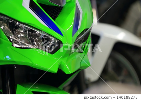 Motorcycle headlight image Motorcycle headlight image 140189275