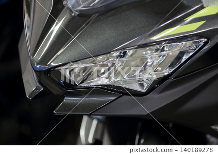 Motorcycle headlight image Motorcycle headlight image 140189278