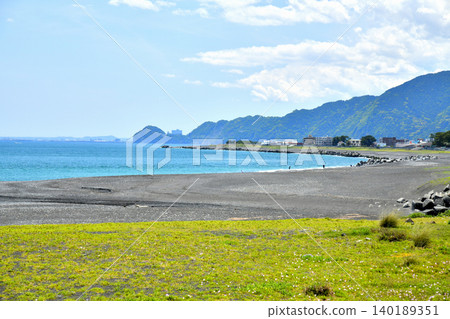 從大濱海灘附近眺望燒津（靜岡縣靜岡市）[2026年5月] 140189351