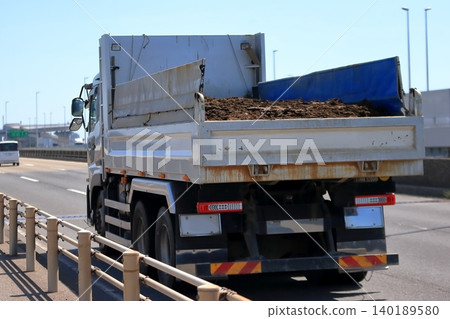 Dump truck image 140189580