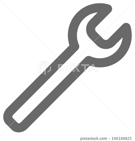 Vector wrench icon Vector wrench icon 140189825