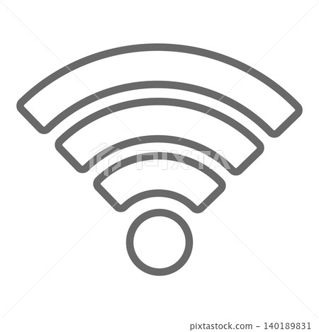 Vector Wi-Fi icon Vector Wi-Fi icon 140189831