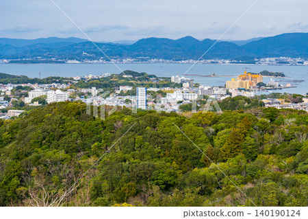 View of the townscape of Shirahama, Wakayama Prefecture View of the townscape of Shirahama, Wakayama Prefecture 140190124