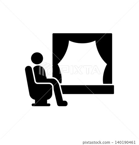 Theater movie cinema icon Theater movie cinema icon 140190461
