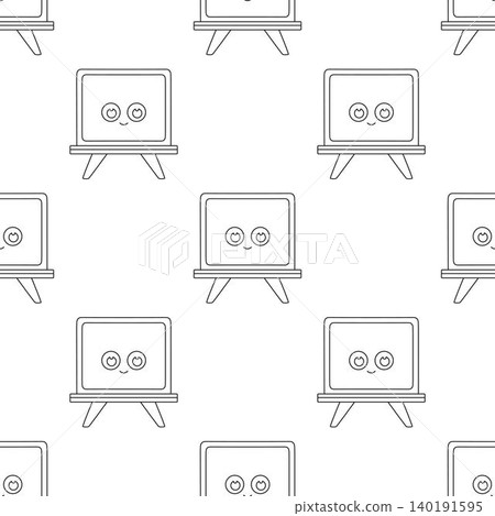 seamless pattern with contour school boards seamless pattern with contour school boards 140191595