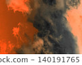 Sky orange sunset dark clouds nature evening red cloud landscape black beautiful summer background 140191765