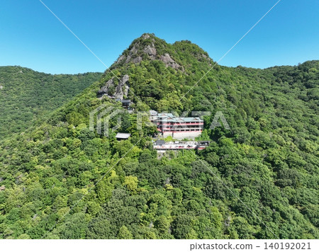 Drone footage of the beautiful scenery at Tarobo Shrine and Aga Shrine in Shiga Prefecture. Drone footage of the beautiful scenery at Tarobo Shrine and Aga Shrine in Shiga Prefecture. 140192021