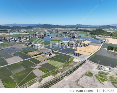 Drone footage of the beautiful scenery at Tarobo Shrine and Aga Shrine in Shiga Prefecture. Drone footage of the beautiful scenery at Tarobo Shrine and Aga Shrine in Shiga Prefecture. 140192022