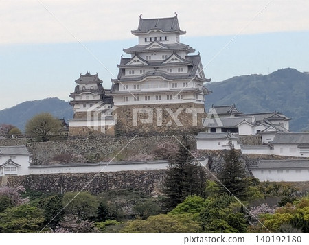 A close-up of Himeji Castle (White Heron Castle) A close-up of Himeji Castle (White Heron Castle) 140192180