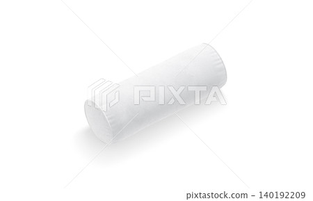 Blank white bolster pillow mockup png, transparent background, 3d rendering. Empty neck or knee roll pad mock up cut out. Clear comfort cylindrical cushion for spa or rehabilitation pose template. Blank white bolster pillow mockup png, transparent background, 3d rendering. Empty neck or knee roll pad mock up cut out. Clear comfort cylindrical cushion for spa or rehabilitation pose template. 140192209
