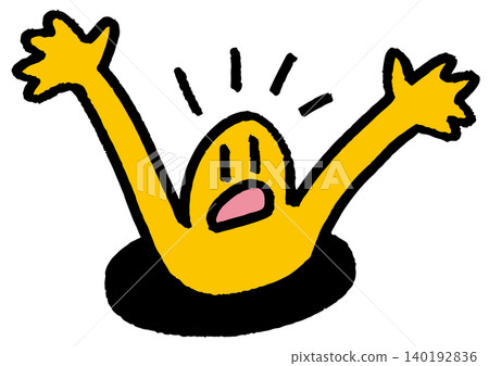 A person falls into a swamp. A rescue request is made. The figure is a loosely drawn stick figure. A person falls into a swamp. A rescue request is made. The figure is a loosely drawn stick figure. 140192836