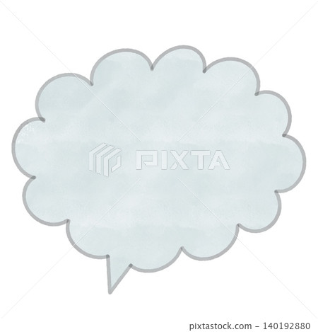 Simple speech bubble hand-drawn illustration material Simple speech bubble hand-drawn illustration material 140192880
