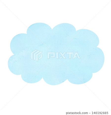 手繪雲朵插畫素材 140192885