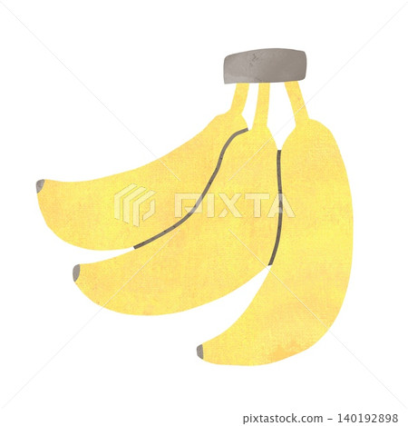 Banana hand-drawn illustration material Banana hand-drawn illustration material 140192898