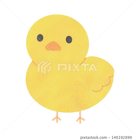 Hand-drawn illustration of a chick Hand-drawn illustration of a chick 140192899