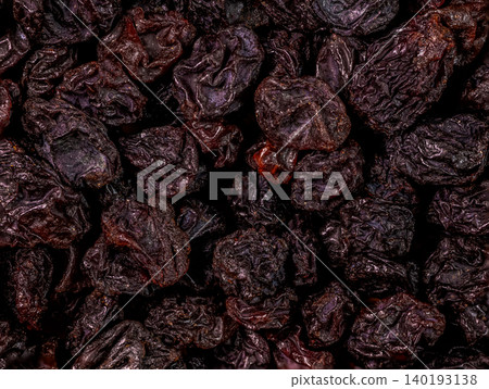 dry black currant from Turkey in detail and with high magnification dry black currant from Turkey in detail and with high magnification 140193138