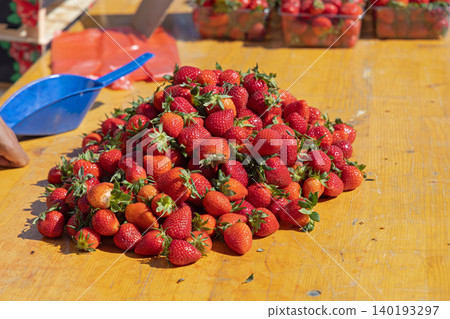 Pile of Strawberries Pile of Strawberries 140193297