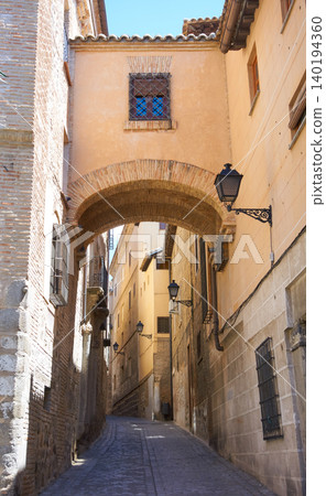 Toledo Angel street arch in Spain 140194360