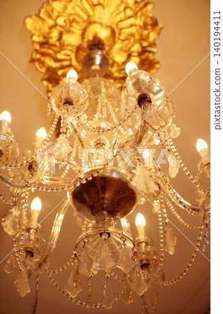 Old electric chandelier lamp Old electric chandelier lamp 140194411
