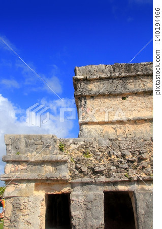 Ancient Tulum Mayan ruins Mexico Quintana Roo Ancient Tulum Mayan ruins Mexico Quintana Roo 140194466