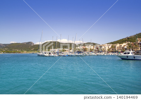 Andratx port marina in Mallorca balearic islands 140194469