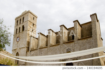 church from ibiza Castle Santa Maria Cathedral church from ibiza Castle Santa Maria Cathedral 140194695
