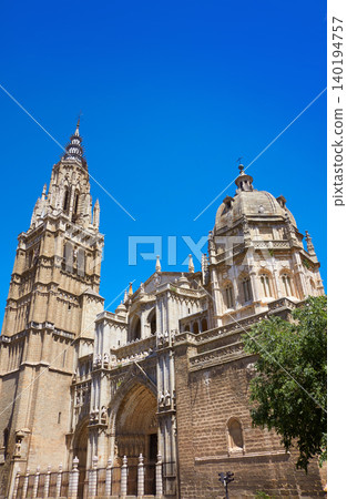 Toledo Cathedral in Castile La Mancha Spain Toledo Cathedral in Castile La Mancha Spain 140194757