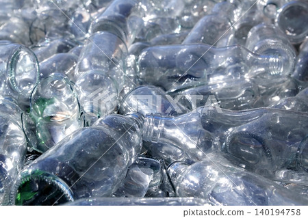 bottle glass recycle mound pattern 140194758