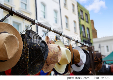 London Portobello road Market vintage magnifying in UK London Portobello road Market vintage magnifying in UK 140194880