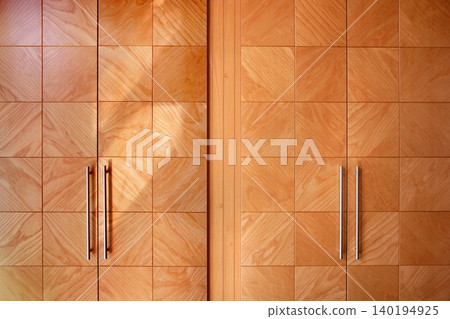 Wooden office modern closet orange doors Wooden office modern closet orange doors 140194925