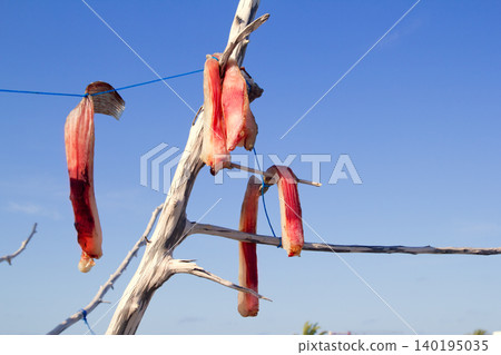 air-dried salted fish Mediterranean style air-dried salted fish Mediterranean style 140195035