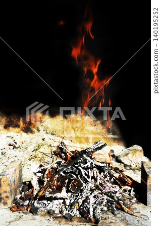 ember fire on black wall ember fire on black wall 140195252