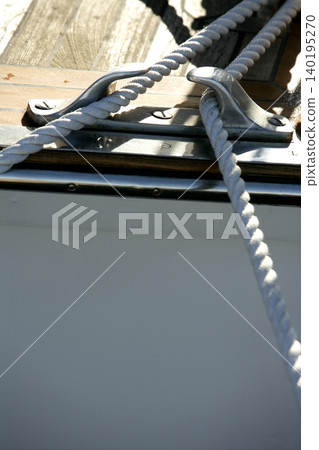 Boats details on mediterranean marina 140195270
