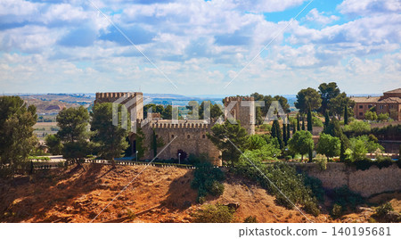 Toledo San Servando castle in Spain Toledo San Servando castle in Spain 140195681