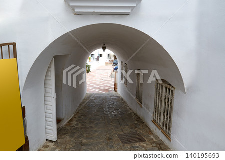 Mojacar Almeria white Mediterranean village Spain 140195693