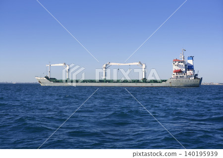 Big gray supertanker petrol oil boat Big gray supertanker petrol oil boat 140195939
