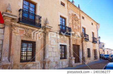 La Roda facade in Albacete La mancha Spain La Roda facade in Albacete La mancha Spain 140196277