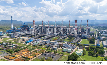 Maemoh Power Plant, Mae Moh Power Station, Thailand coal fired power plant located in Lampang. Maemoh Power Plant, Mae Moh Power Station, Thailand coal fired power plant located in Lampang. 140196950