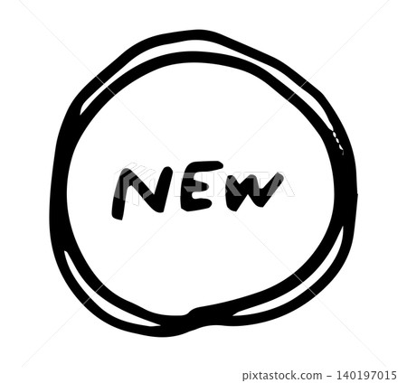 A stamp-style design element that indicates "NEW" as a new arrival. A stamp-style design element that indicates "NEW" as a new arrival. 140197015