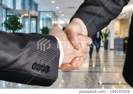 Office handshake Office handshake 140197026