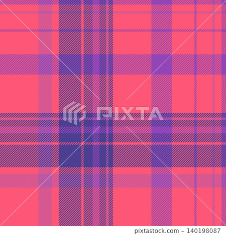 Image vector textile plaid, chinese new year background fabric pattern. Christmas card tartan check seamless texture in red and indigo colors. Image vector textile plaid, chinese new year background fabric pattern. Christmas card tartan check seamless texture in red and indigo colors. 140198087