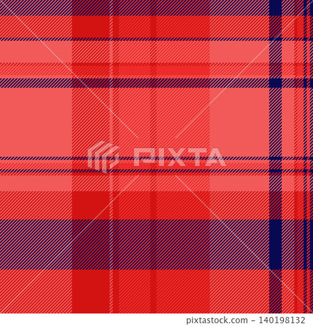 Empty pattern textile seamless, composition check fabric plaid. Thin background tartan vector texture in red and blue colors. Empty pattern textile seamless, composition check fabric plaid. Thin background tartan vector texture in red and blue colors. 140198132
